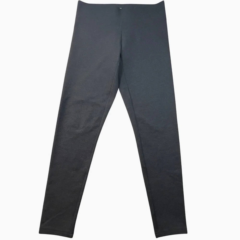 Ann Taylor LOFT Legging Size Small Gray Knit Comfort Stretch Athleisure Casual - Picture 2 of 9